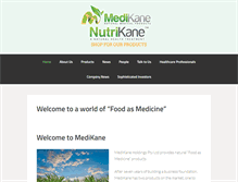 Tablet Screenshot of medikane.com.au